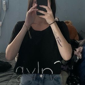 calvin klein crop top